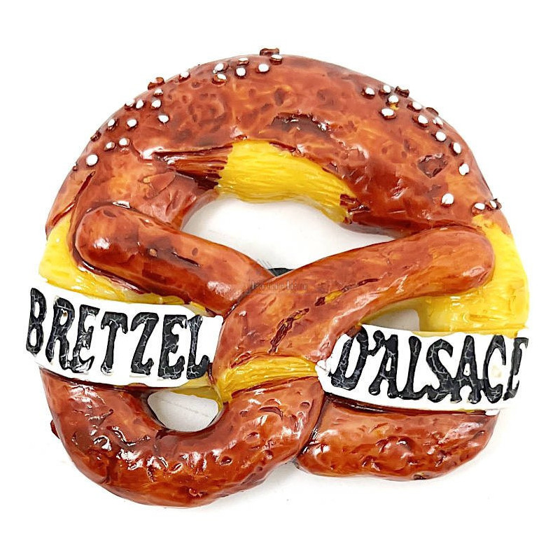 Magnet Décoratif Bretzel d'Alsace