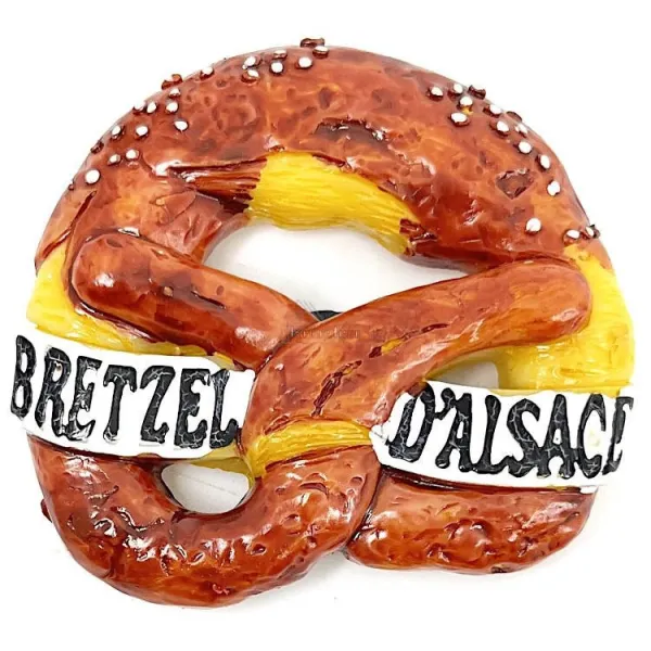 Magnet Décoratif Bretzel d'Alsace