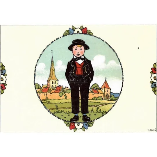 Carte Postale L'Alsace d'Autrefois... Hansi