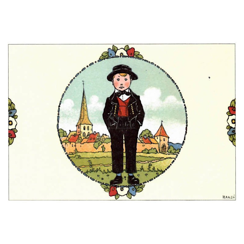 Carte Postale L'Alsace d'Autrefois... Hansi