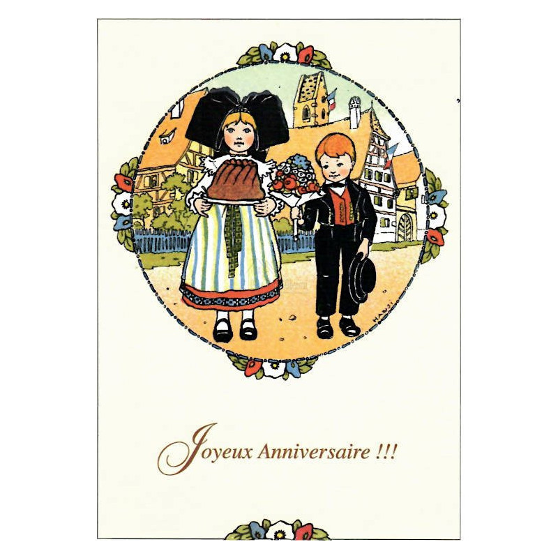 Postkarte Alles Gute zum Geburtstag Hansi