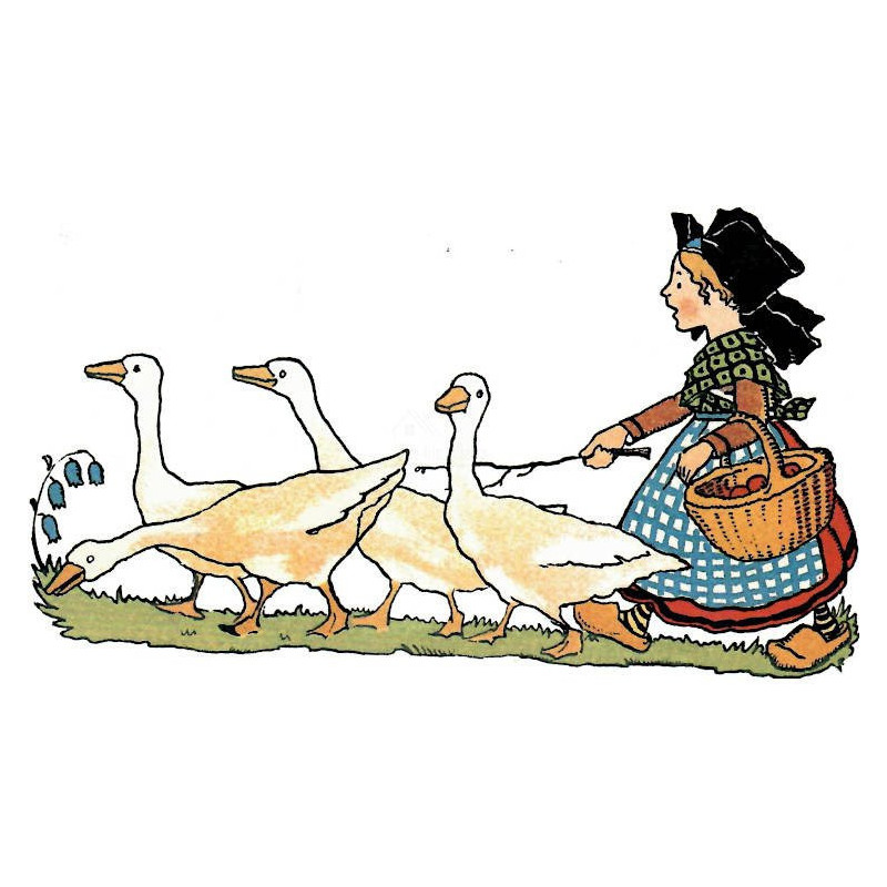 Postkarte Gardeuse Goose Hansi