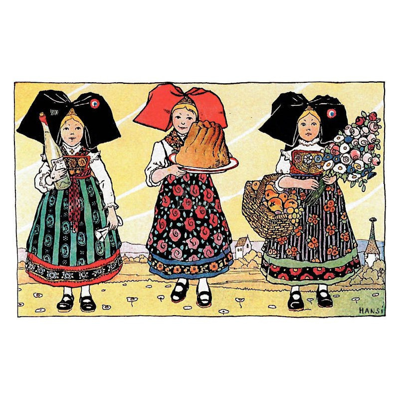 Hansi Snack Invitation Postcard
