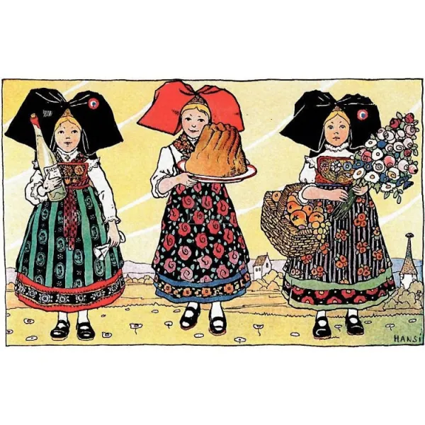 Hansi Snack Invitation Postcard