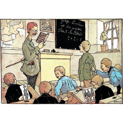 Postkarte Hansi Der Schulmeister