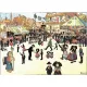 Carte Postale Hansi La Fête au Village de Gertwiller