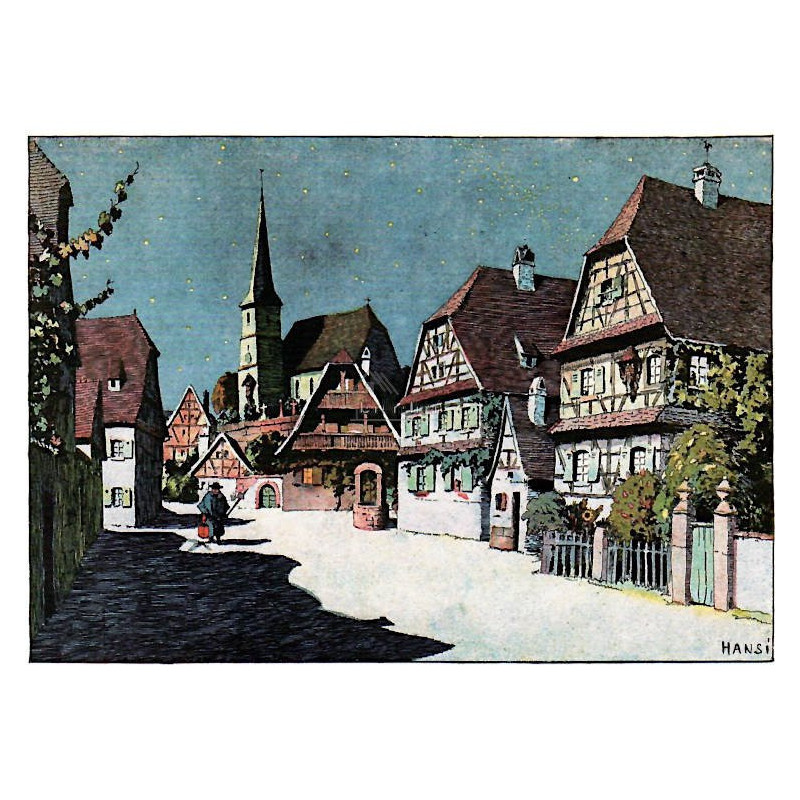 Postkarte Hansi The Night Watchman unermüdliche
