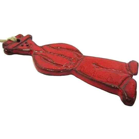 Alsatian red in earthenware to suspend