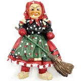 Decorative magnet Witch and her broom