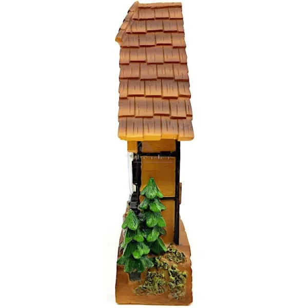 Cuckoo Clock with a water wheel and a quartz watch