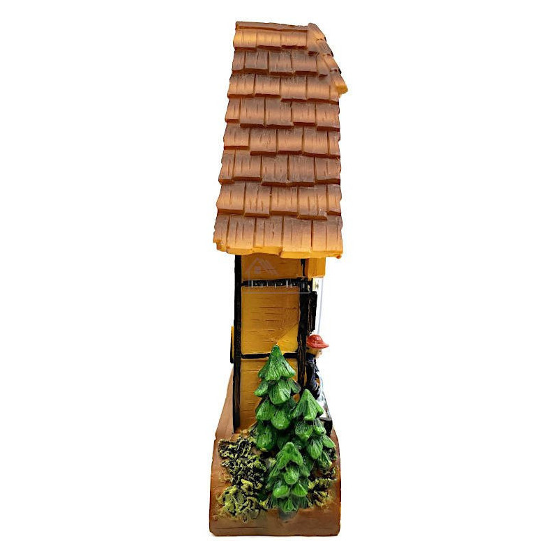 Cuckoo Clock with a water wheel and a quartz watch