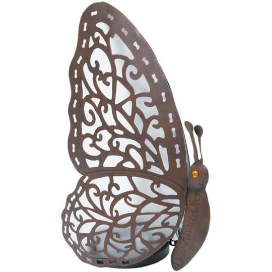 Lampe Metall-Schmetterling und Led