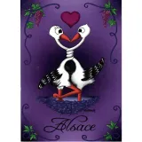 Stork Love Postcard