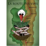 Carte Postale Cigogne La Route des Vins