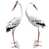 Cigogne décorative tout métal 85 cm