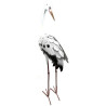 Dekorativer Ganzmetallstorch 85 cm