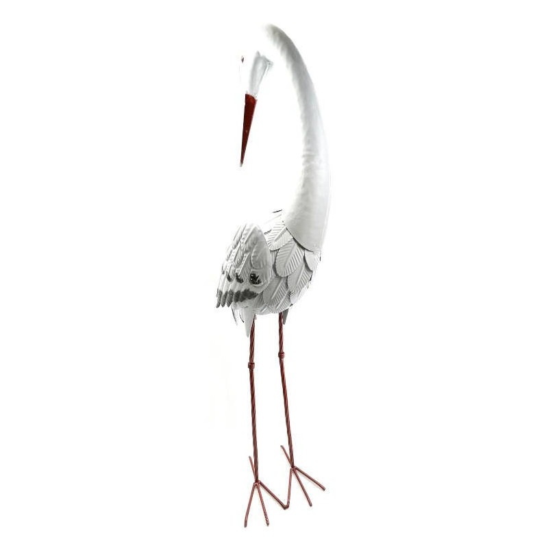 Dekorativer Ganzmetallstorch 85 cm