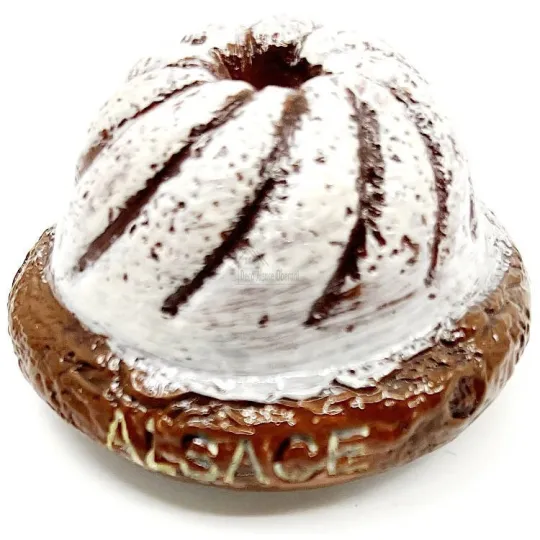 Magnet Décoratif Kougelhopf saupoudrés Alsace
