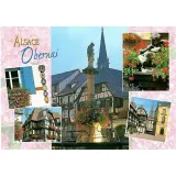 Postcard Maisons d'Obernai Alsace