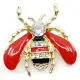 Broche Fantaisie doré Guêpe avec Strass