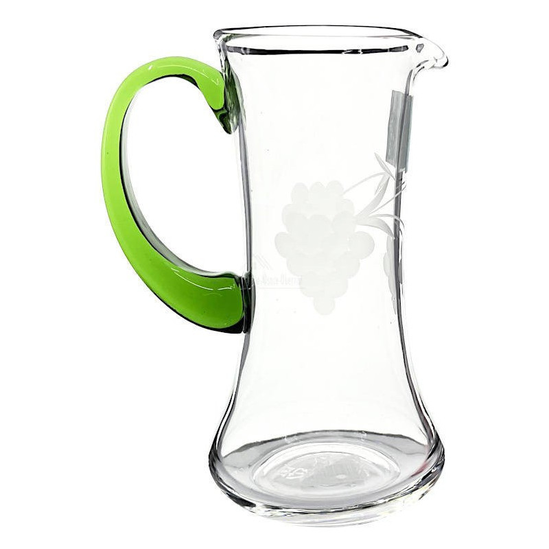 Alsace Wine Jug Liesel engraved with Grapes 50 cl
