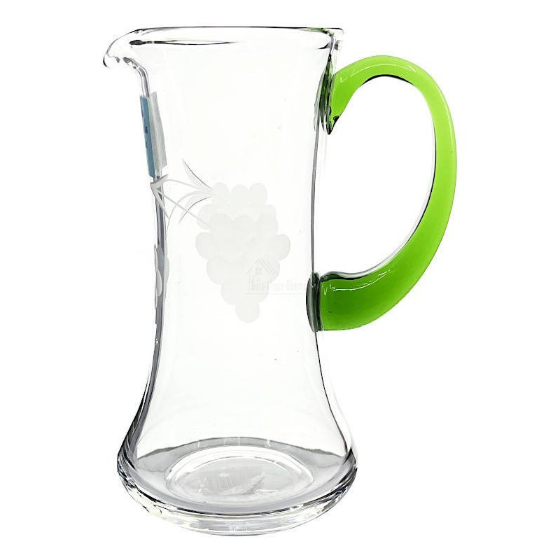 Alsace Wine Jug Liesel engraved with Grapes 50 cl