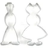 Set of 2 Stainless Steel Alsatian Couple Punchers