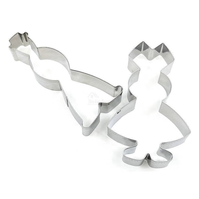 Set of 2 Stainless Steel Alsatian Couple Punchers