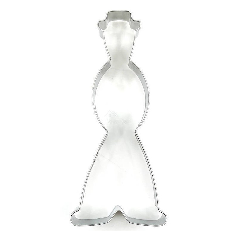Lot de 2 Emporte Pièces Couple d'Alsacien en Inox