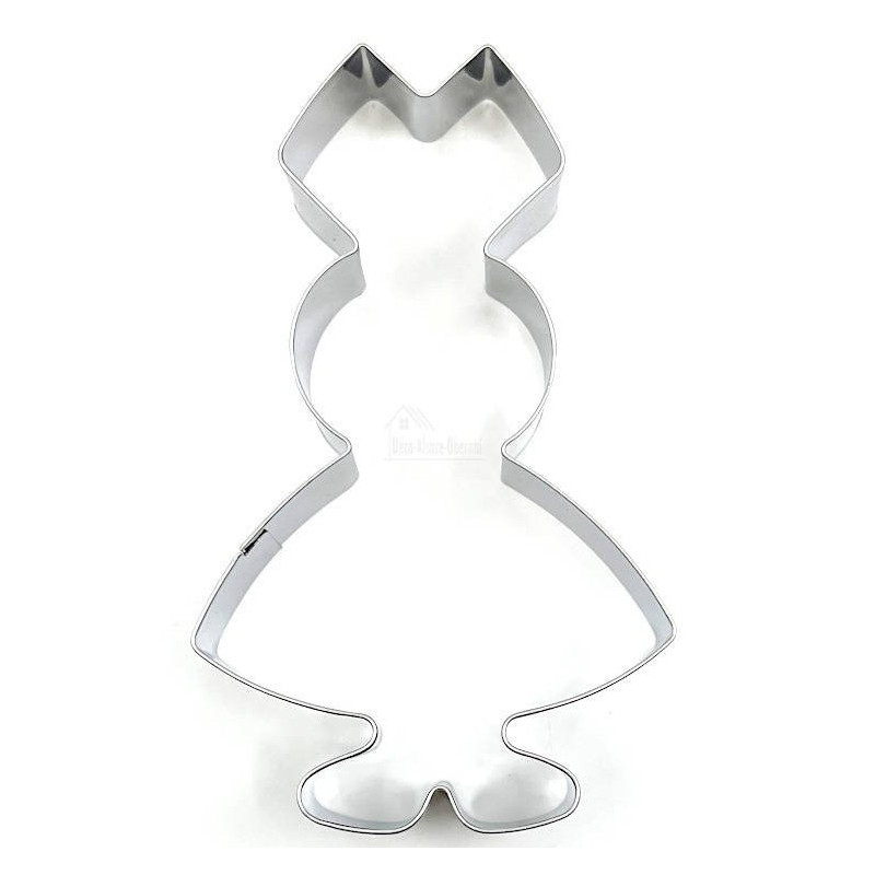 Lot de 2 Emporte Pièces Couple d'Alsacien en Inox