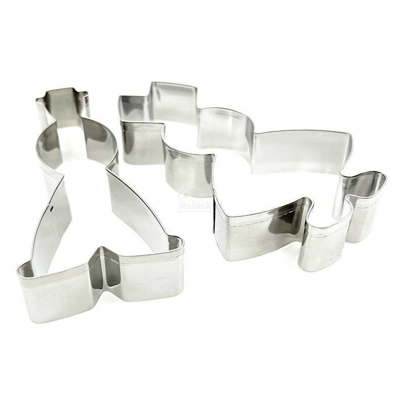 Set of 2 Stainless Steel Alsatian Couple Punchers