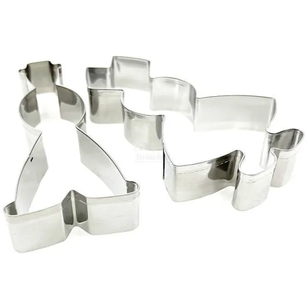 Set of 2 Stainless Steel Alsatian Couple Punchers