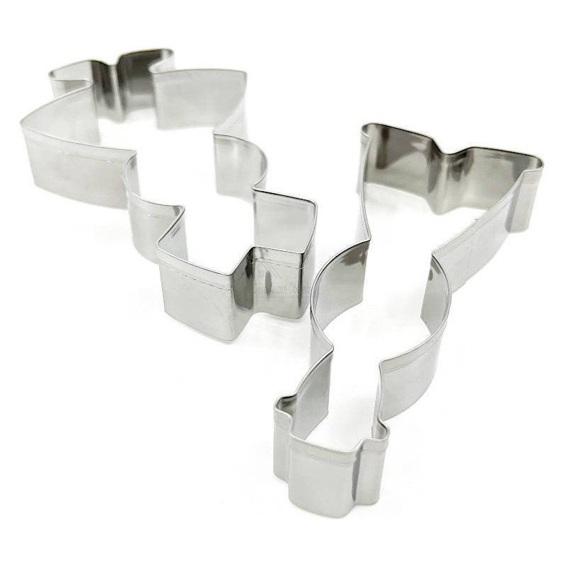 Set of 2 Stainless Steel Alsatian Couple Punchers