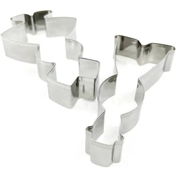 Lot de 2 Emporte Pièces Couple d'Alsacien en Inox