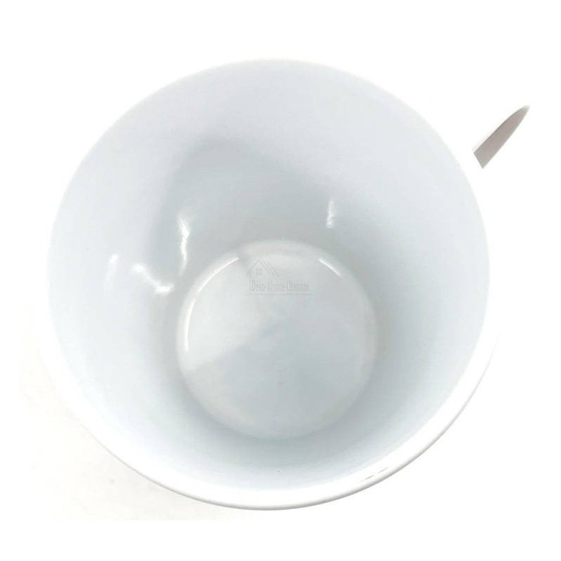 Ceramic Mug with Stork and Pretzel design