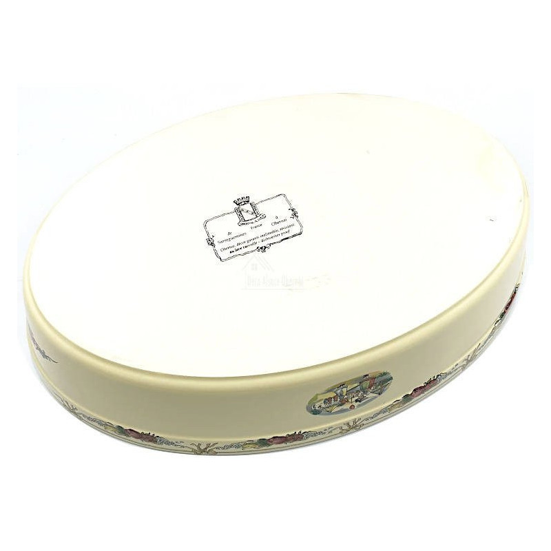 Ovale Platte Traiteur Geschirr aus Obernai 33 cm