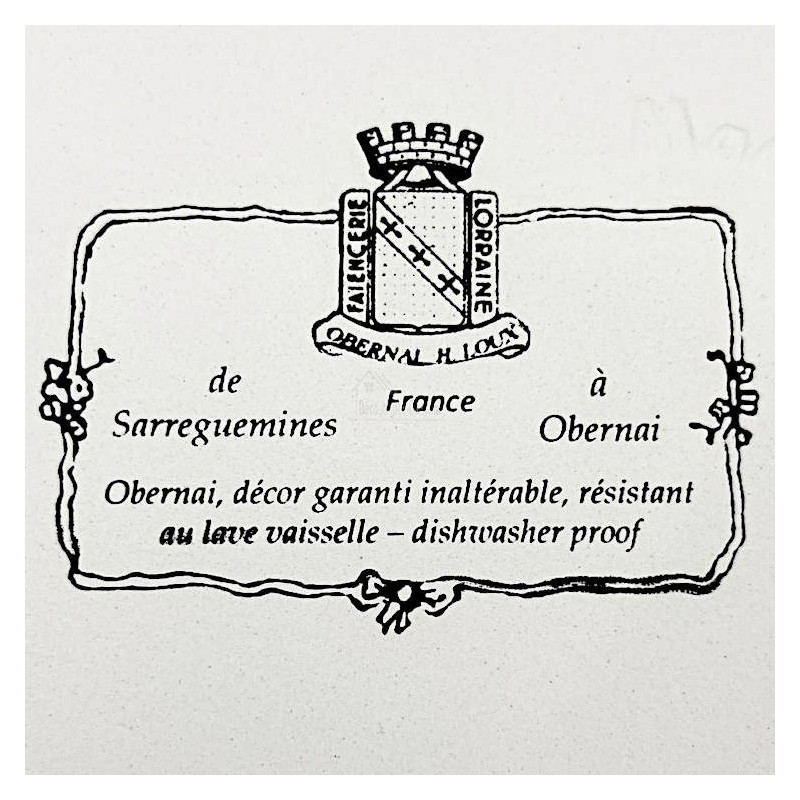 Plat Oval Traiteur Vaisselle d'Obernai 33 cm