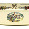 Ovale Platte Traiteur Geschirr aus Obernai 33 cm