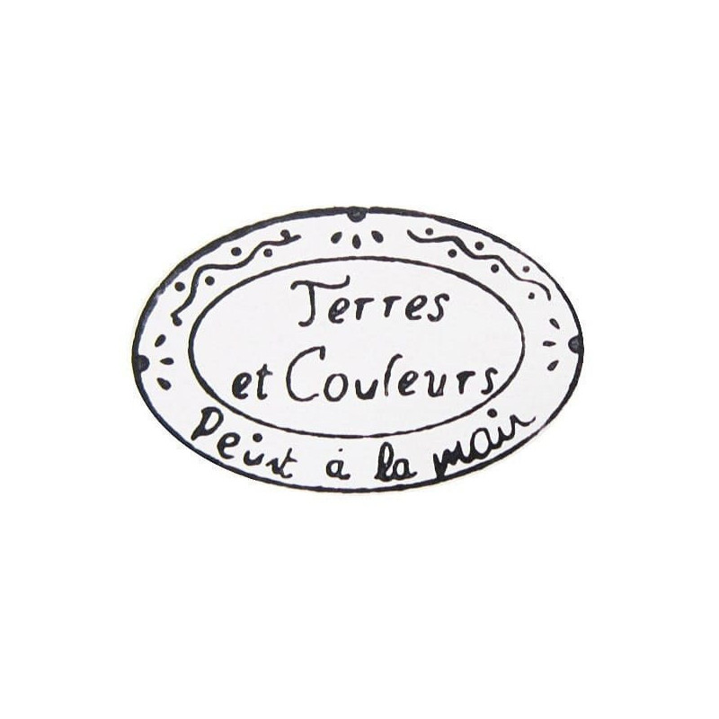 Porte Cure Dent en Céramique décor Coeur d'Alsace