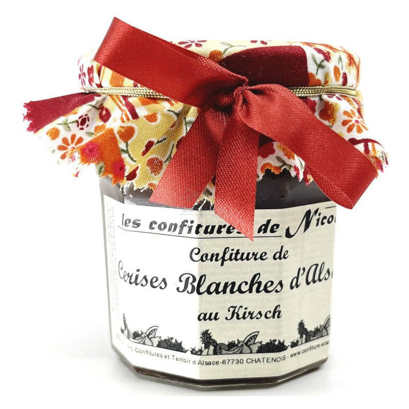 White Cherry Jam with Alsace Kirsch