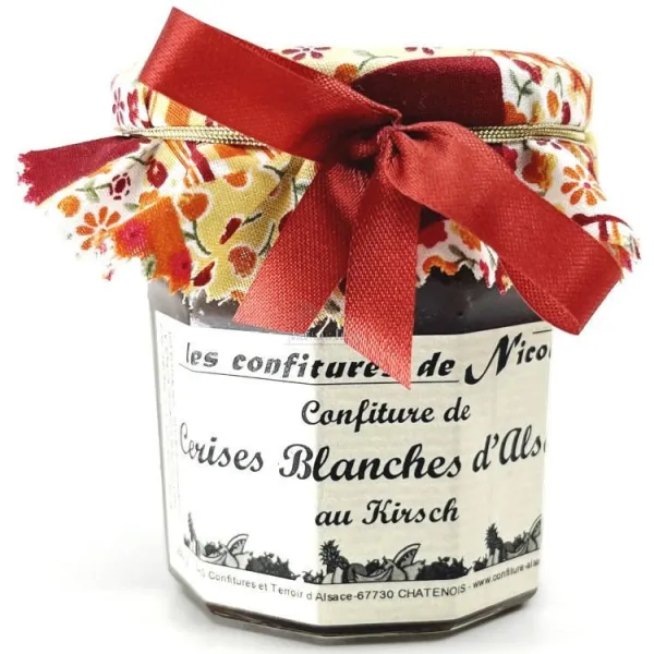 Confiture de Cerises Blanches au Kirsch d'Alsace