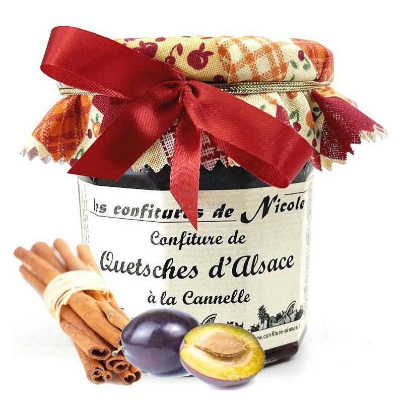 Nicole Marmelade mit den Zwetschgen von Elsass und Zimt 250 gr