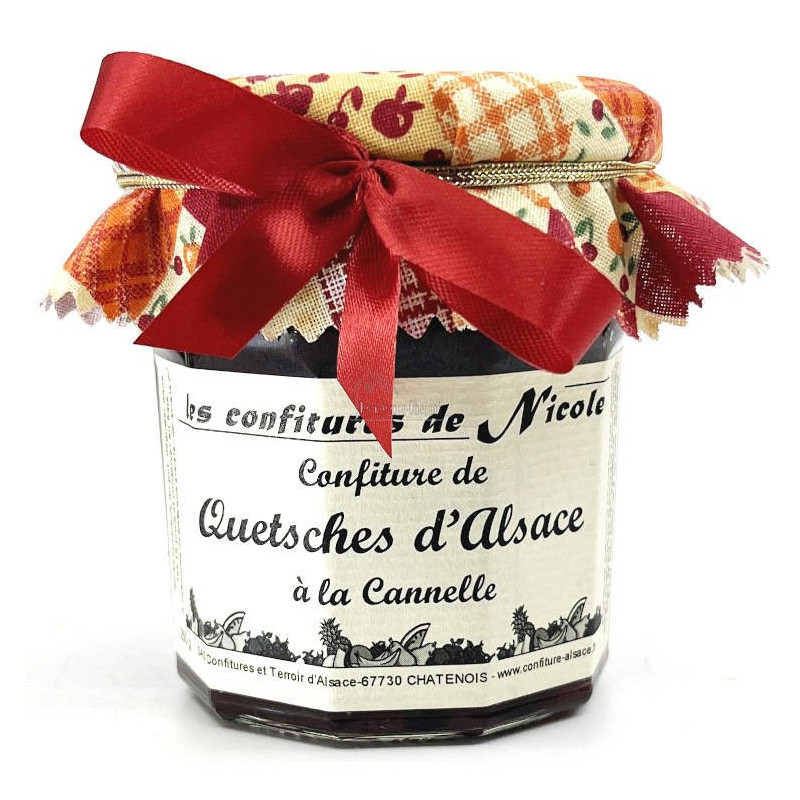 Nicole Marmelade mit den Zwetschgen von Elsass und Zimt 250 gr