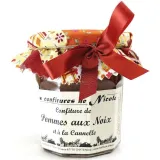 Nicole Marmelade mit Äpfeln und Nüssen und Zimt 250 gr