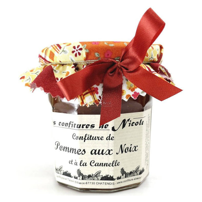 Nicole jam with apples, walnuts and cinnamon 250 gr