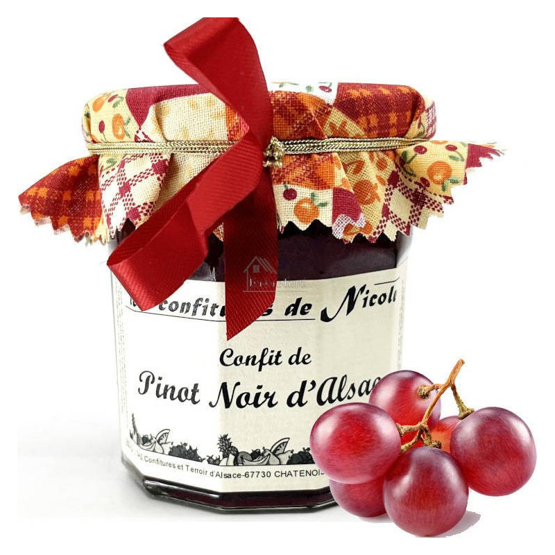 Nicole Marmelade Confit Schwarz Pinot von Elsass 250g