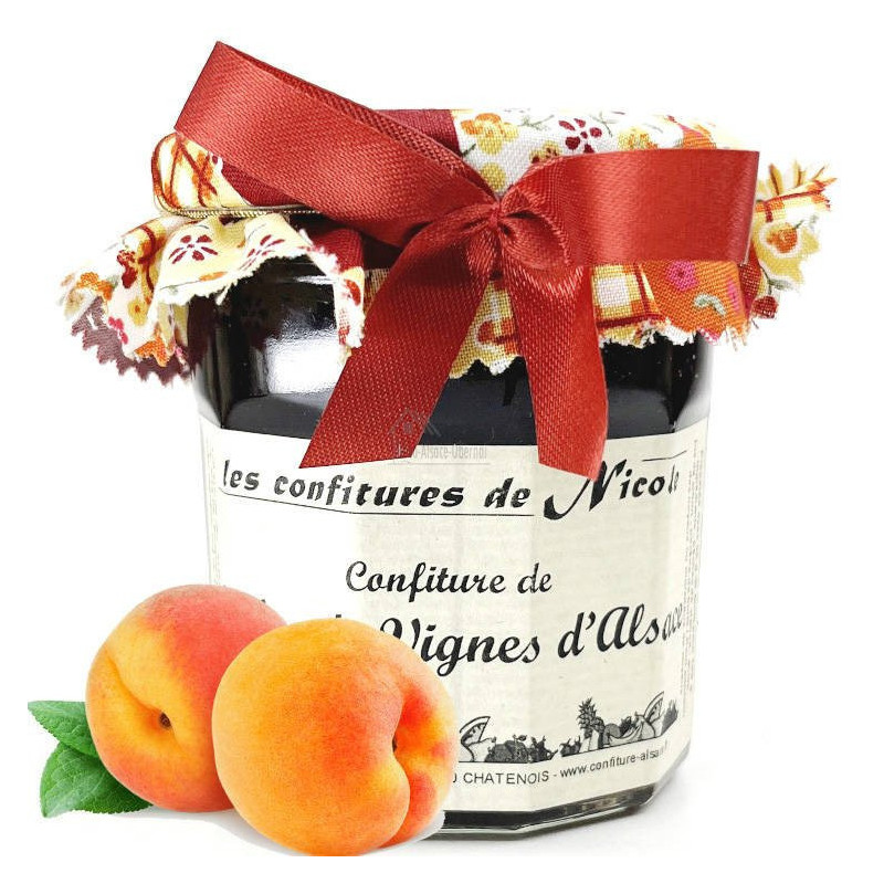 Nicole Marmelade mit Pfirsichen der Reben 250 gr