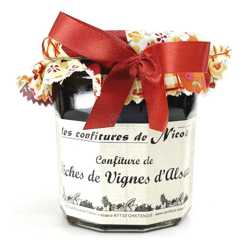 Nicole jam with vineyard peaches 250 gr