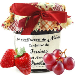 Nicole Marmelade mit Erdbeeren und Pinot Noir aus dem Elsass 250 gr
