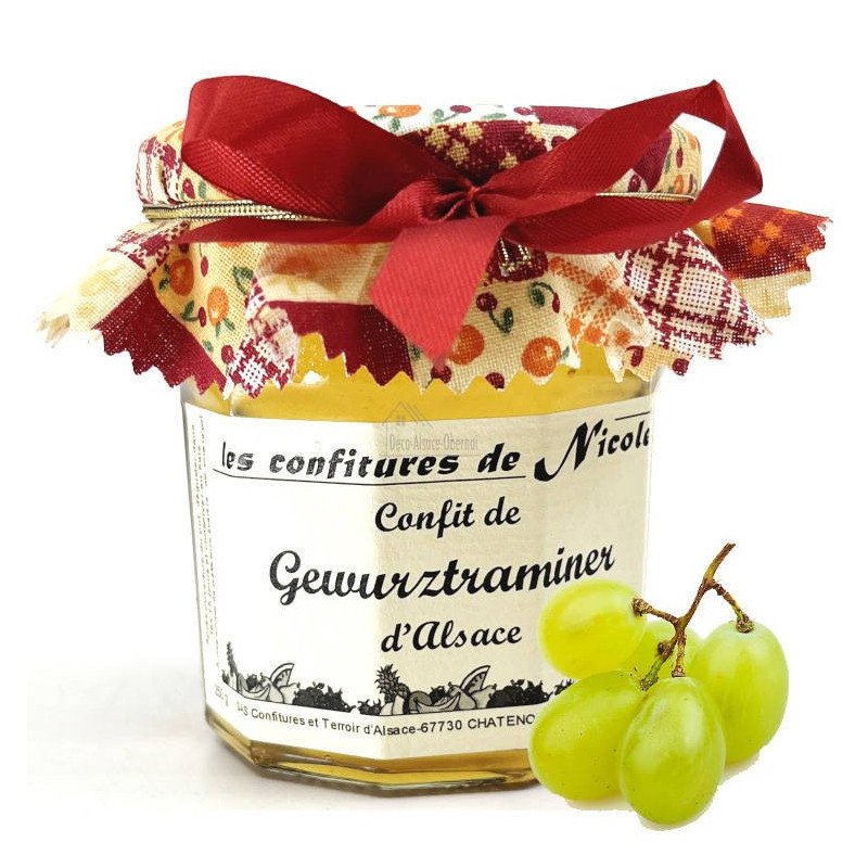 Confiture de Nicole Confit de Gewurztraminer 250 gr